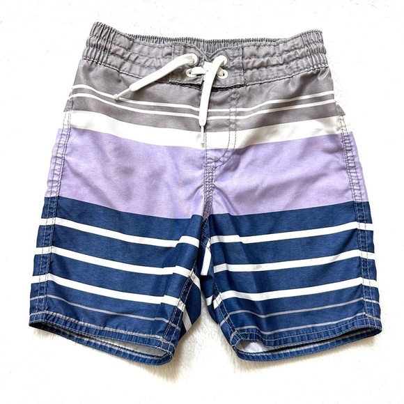 ⭐️ 5 for $25 Old Navy Swim Shorts with Pocket Navy Purple White Stripes XS (5) - Picture 1 of 7